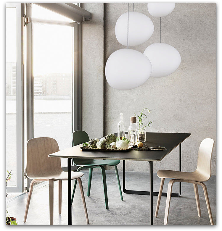 Modern Foscarini Gregg Pendant Lights Irregular Sphere-Shaped Frosted Lampshade Kitchen Dining Room