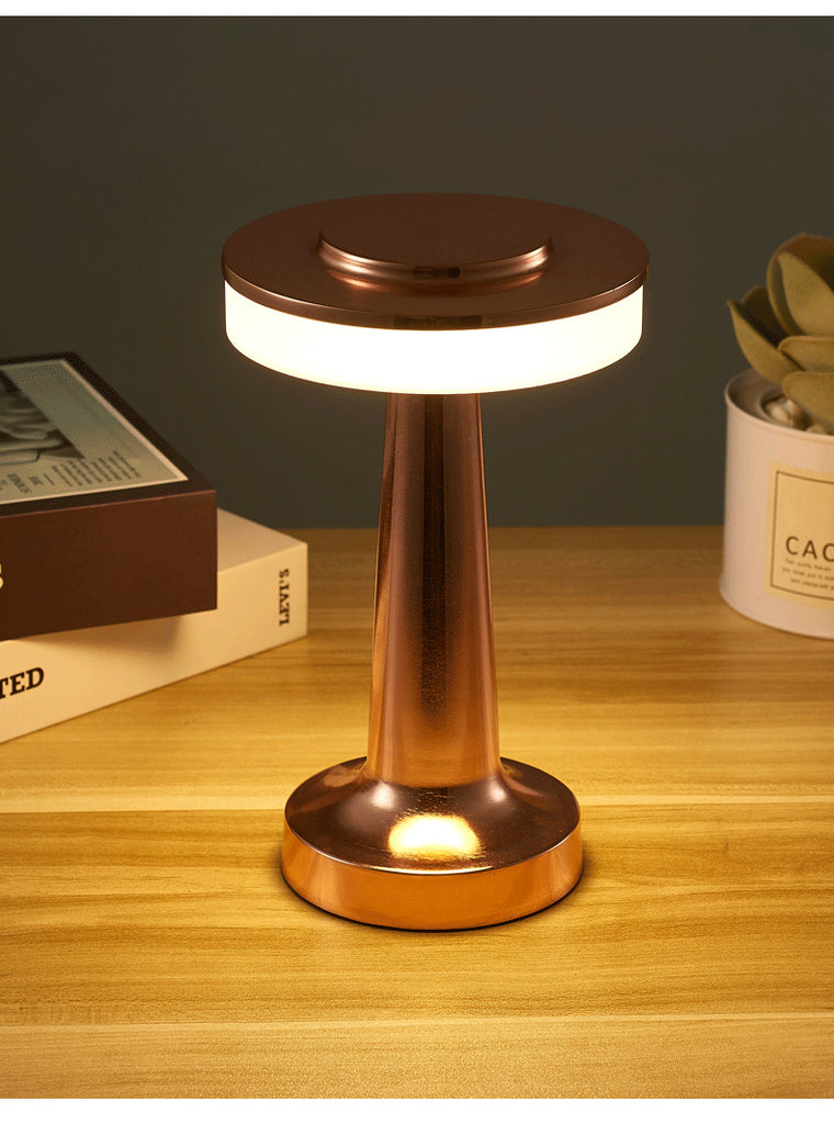 Modern Table Lamp Rechargeable Battery Operated Touch Control For Bar