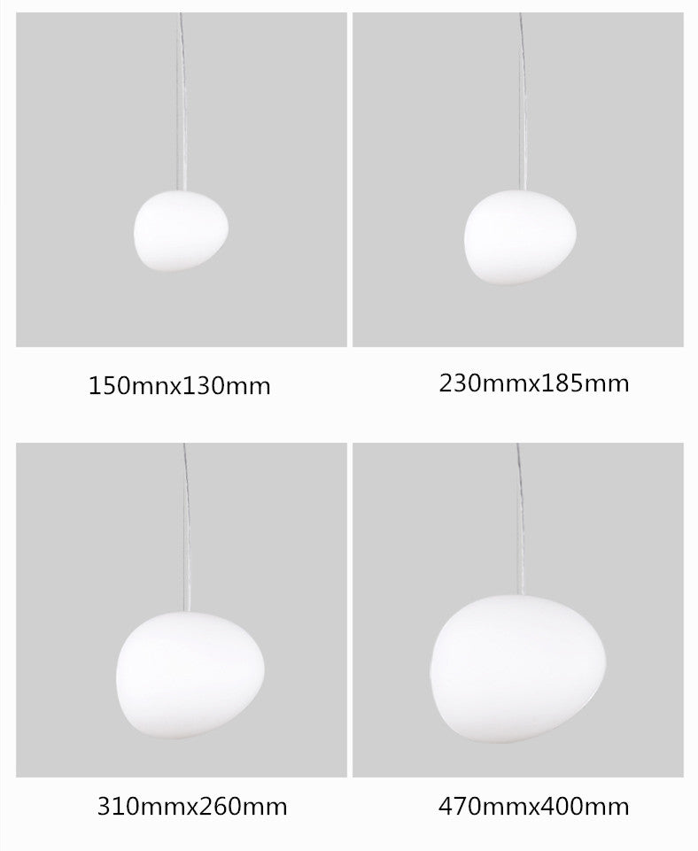 Modern Foscarini Gregg Pendant Lights Irregular Sphere-Shaped Frosted Lampshade