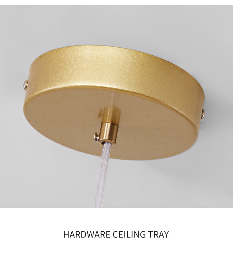 Modern Chandelier Nordic Style LED Glass Globe Cover Suspension Lights