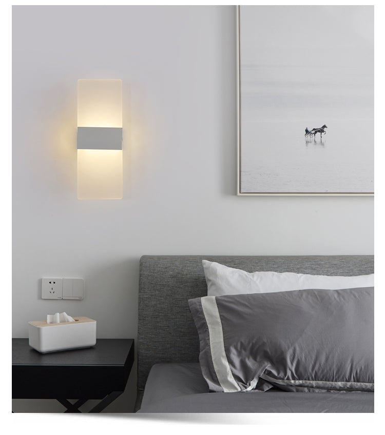 Modern Wall Lamp Acrylic & Matal LED For Living Room Bedside
