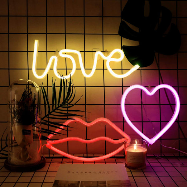 Hanging LED Neon Sign Wall Art Home Decor For Festival And Party