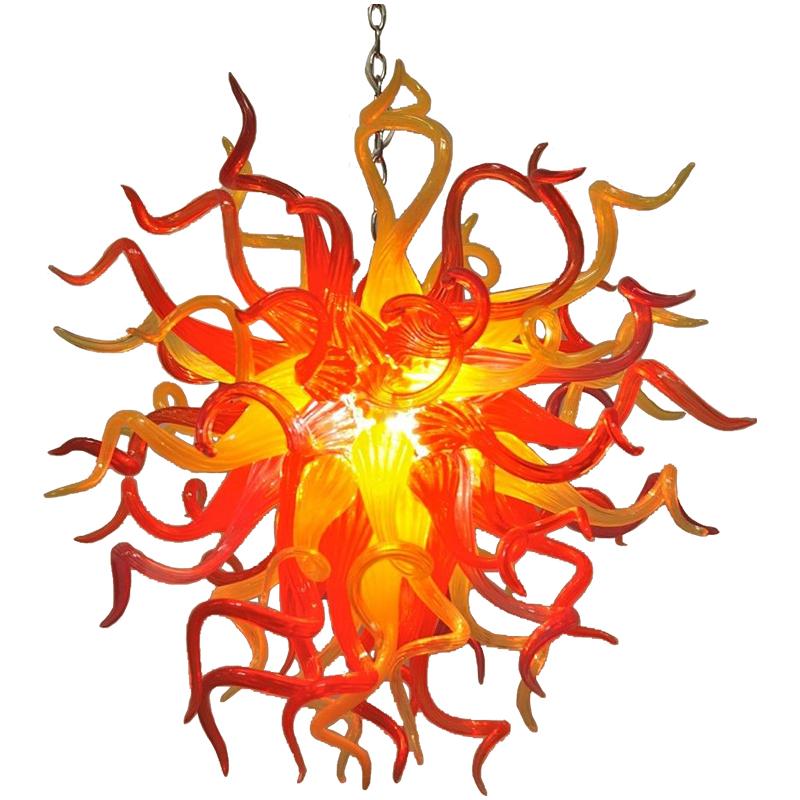 hand blown glass chandelier Chihuly style.jpg