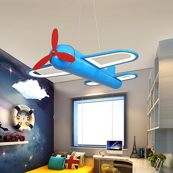 modern blue yellow airplane chandeliers.jpg