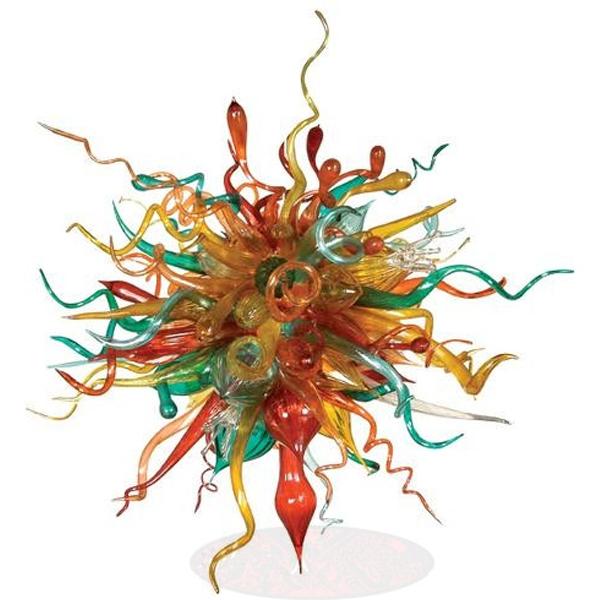 multi colored and shaped blown glass chandelier.jpg