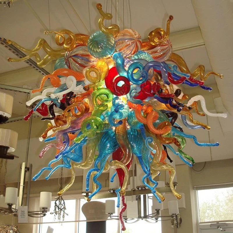 exquisite multi colored glass  Chihuly chandelier.jpg