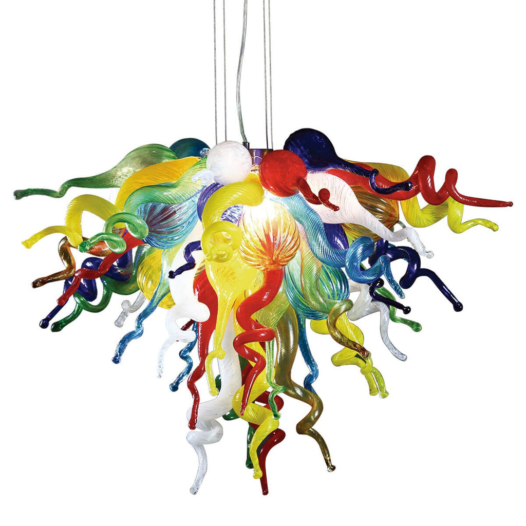 Chihuly imitation hand blown glass chandelier.jpg