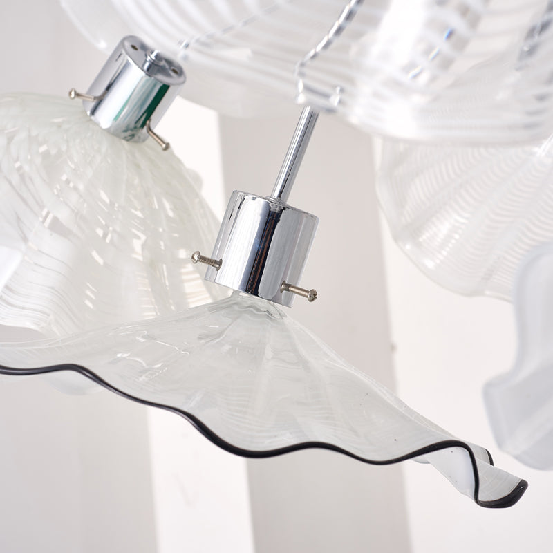 blown glass chandelier
