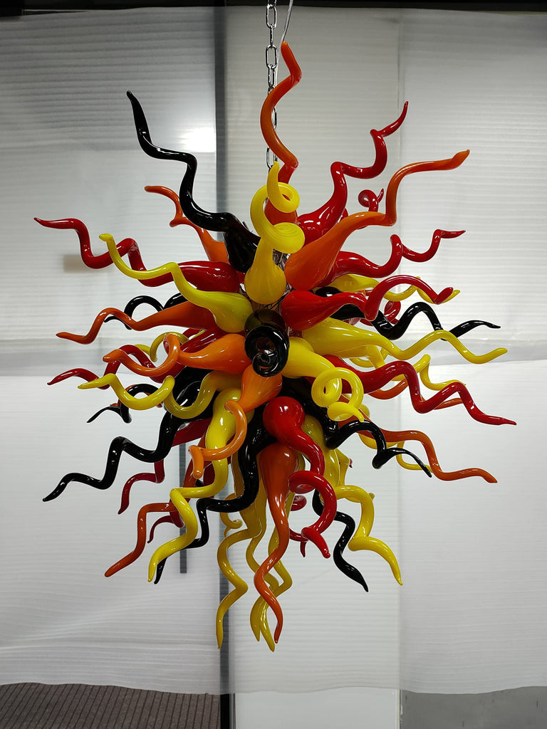 Chihuly Style Blown Glass Chandelier Suspension Lights - Longree