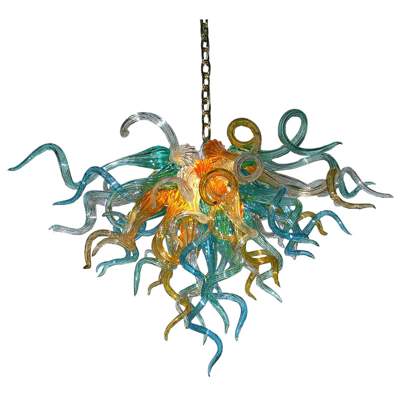 blown glass chandelier Chihuly glass ornament