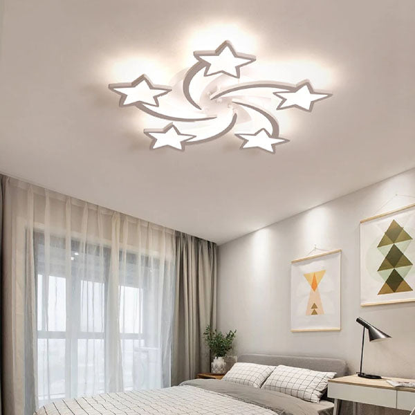 Modern Ceiling LED With Remote Dimmable For Bedroom ChihulyChandelier