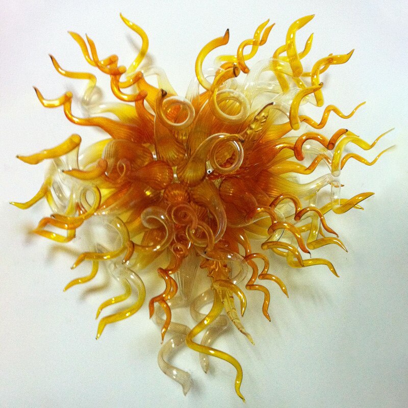 Chihuly Style Colored Glass Wall Light LED Bulbs Hand Blown Glass