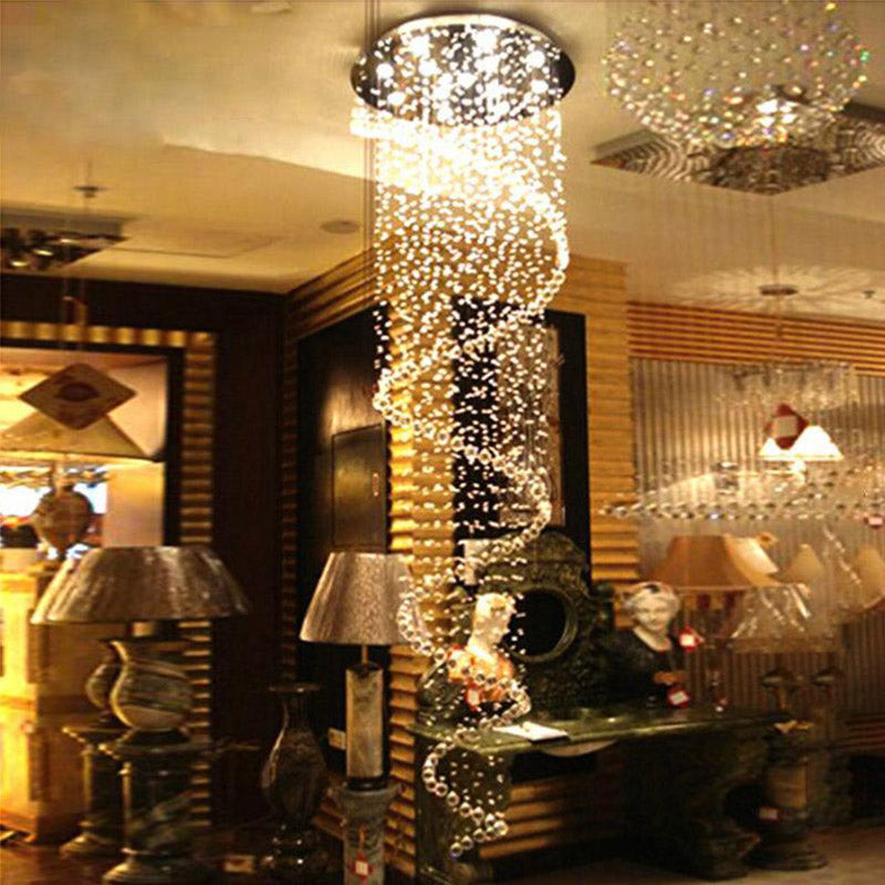 Small Chandelier Stainless Steel Canopy Crystal Pendants Drops