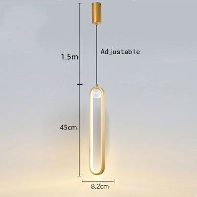 Modern Pendant Lamps Nordic Style LED Aluminum And Acrylic Decorative Hanging Lamps