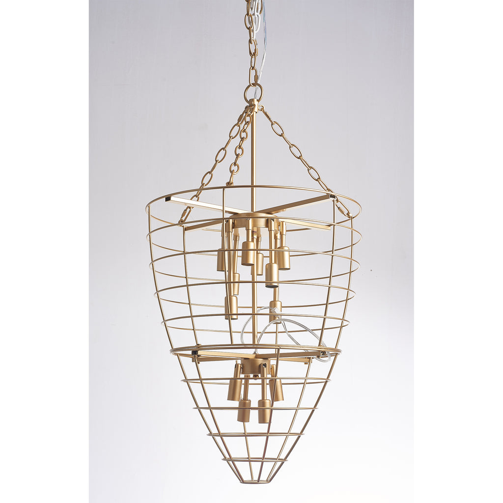 Talia Style Chandelier Bubbled Clear Glass Ball Swirled Texture