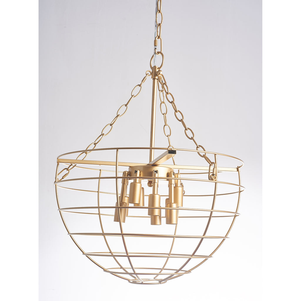 Talia Style Bubbled Clear Ball Swirled Texture Glass Chandelier