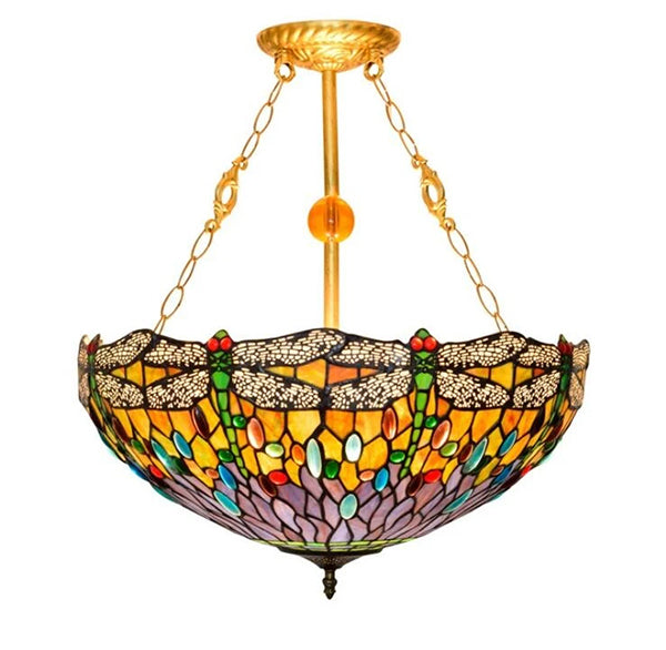 Tiffany style small glass ceiling lights.jpg