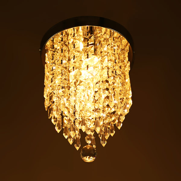 Modern luxury Crystal Chandelier Flush Mount Ceiling Lamp Modern LED Ceiling Light Chandelier Lighting Fixture 10987910