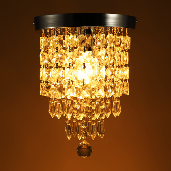 Modern luxury Crystal Chandelier Flush Mount Ceiling Lamp Modern LED Ceiling Light Chandelier Lighting Fixture 10987910