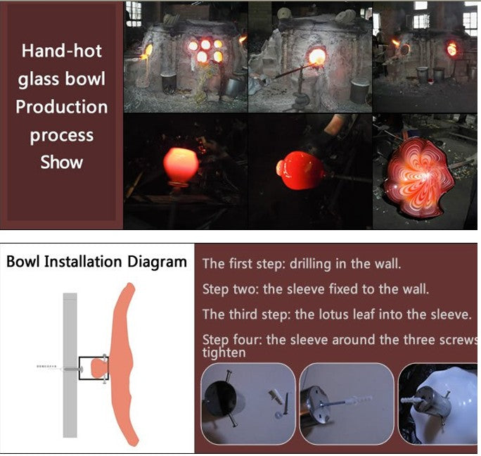 hand blown glass bowl porduction process