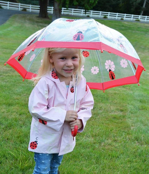 Clear Lady Bug Umbrella