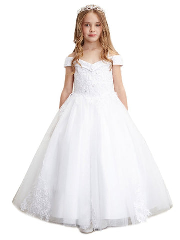 Big Girls White Pageant Dresses