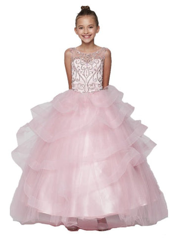 Cinderella Couture 8003 Pink Junior Bridesmaid Dress