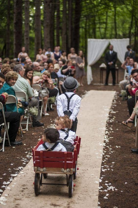 ring-bearers-entrance ideas