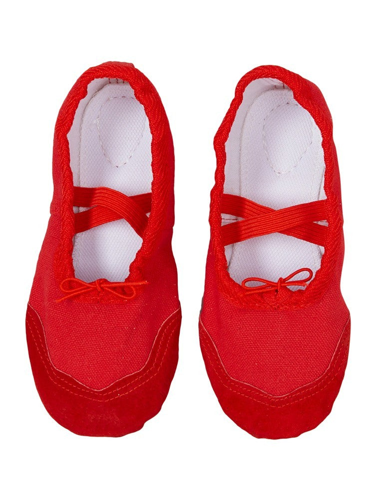 Little Girls Red Elastic Strap Stylish Ballet Shoes 6-10.5 T – SophiasStyle.com