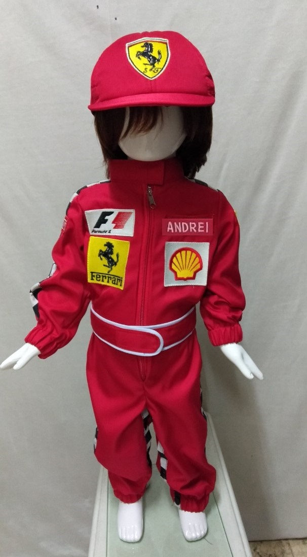 baby race car driver costume