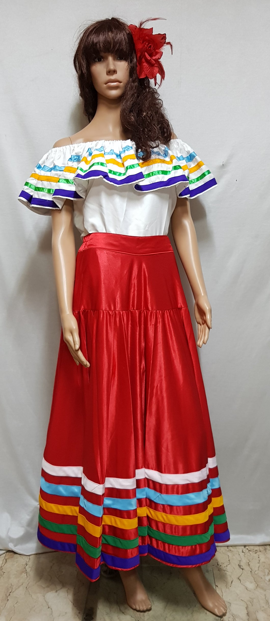 Colombia, Mexico, South America Costume Red – Sonia Lee's Costume Central