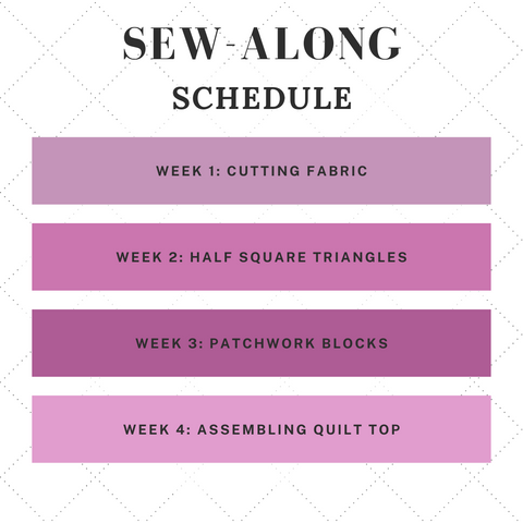 sew along schedule