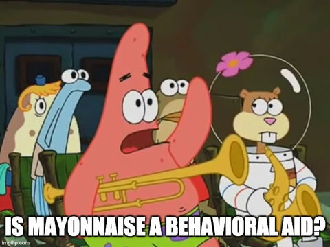 Patrick Star asking: Is mayonnaise a behavioral aid?