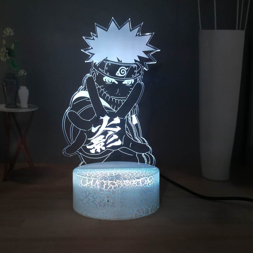 ANIME NAR 3D LED NIGHT LAMP, Anime Lamps Motions Light