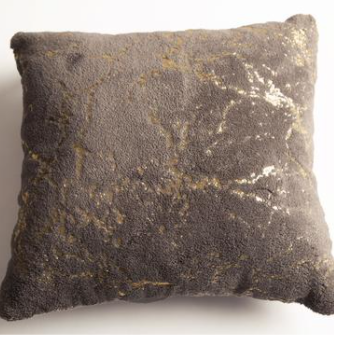 metallic pillow