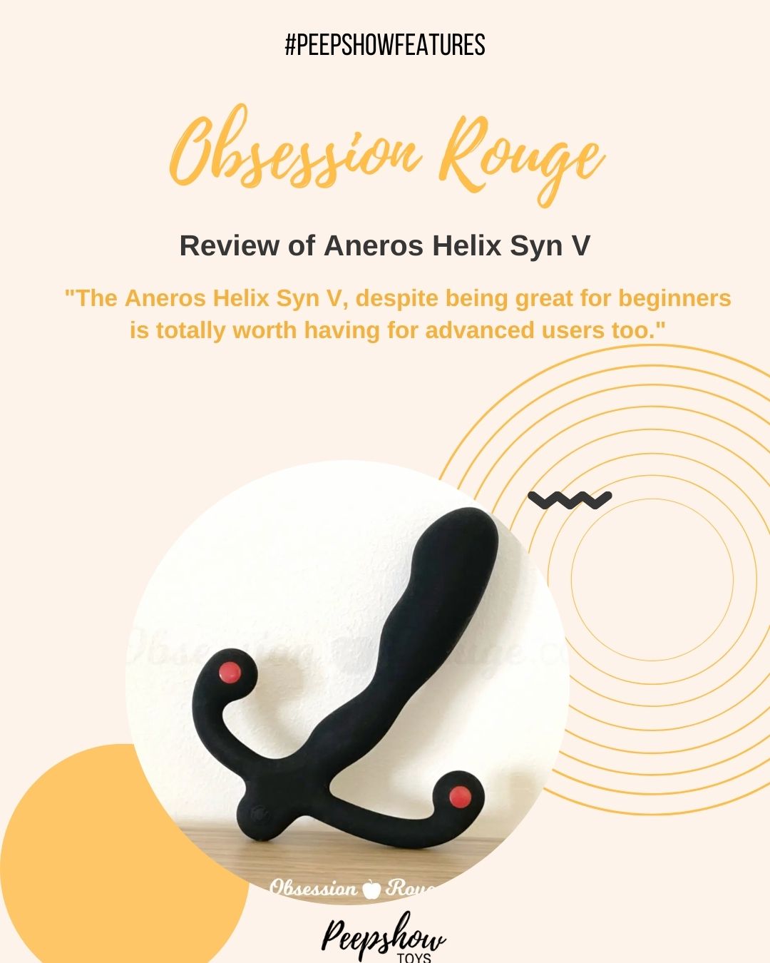 Obsession Rouge Aneros Helix Review