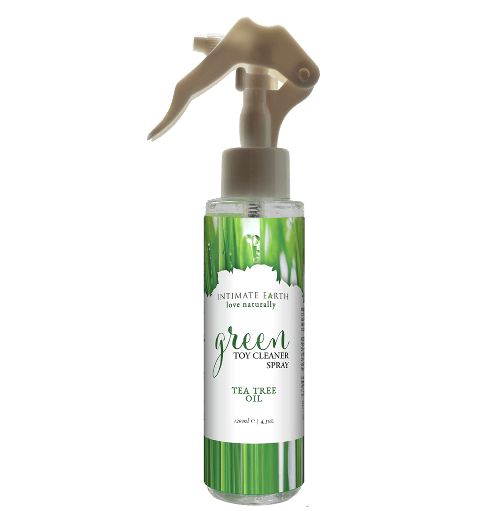 Intimate Earth Green Toy Cleaner Spray - 4.2 oz - Hamilton Park Electronics