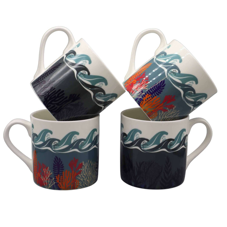 Deep Blue Sea Day 350ml Mug Mugs Mustard & Gray Ltd 