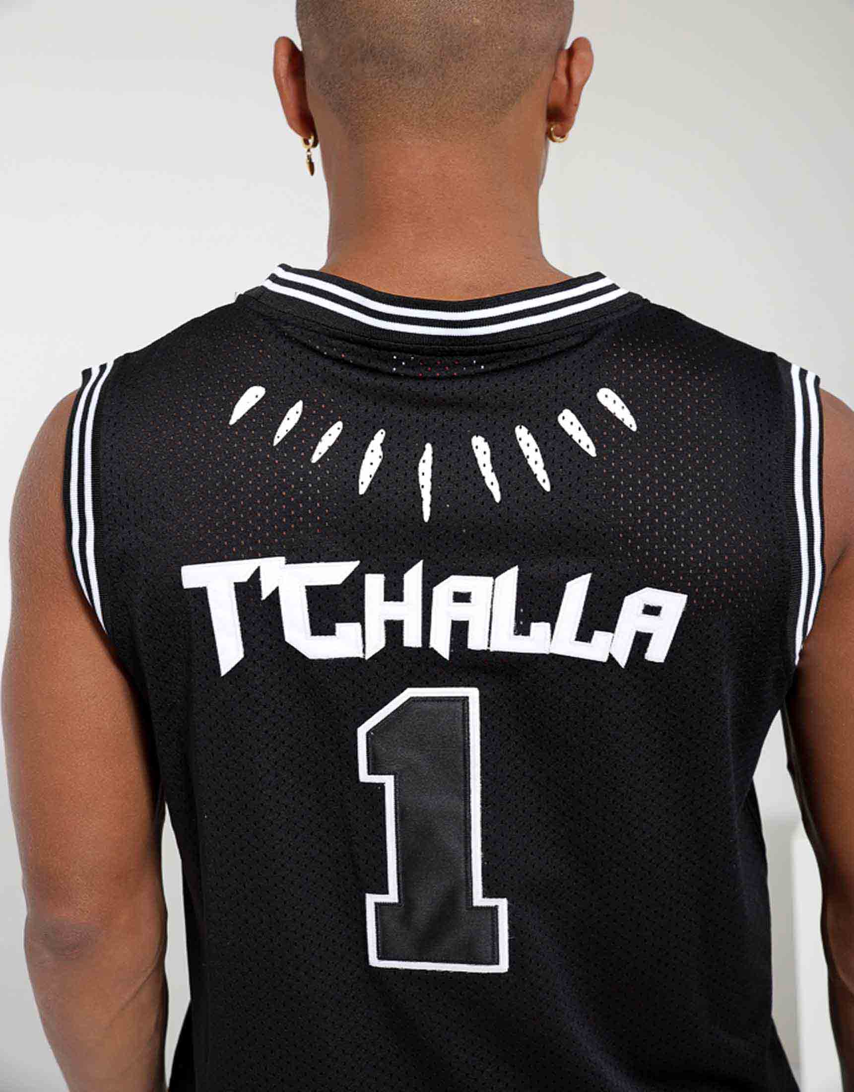 black panther basketball jersey