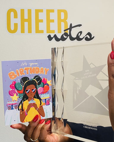 CheerNotes 2023 Louie Award Birthday Card Winner
