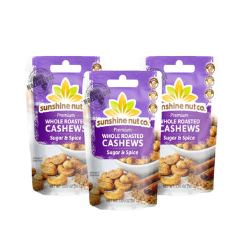 Single Serve Sprinkling of Salt Cashews – Sunshine Nut Co