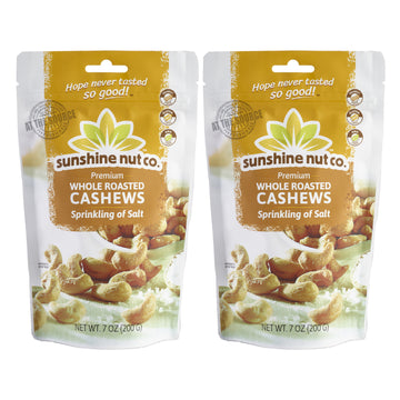 Single Serve Sprinkling of Salt Cashews – Sunshine Nut Co
