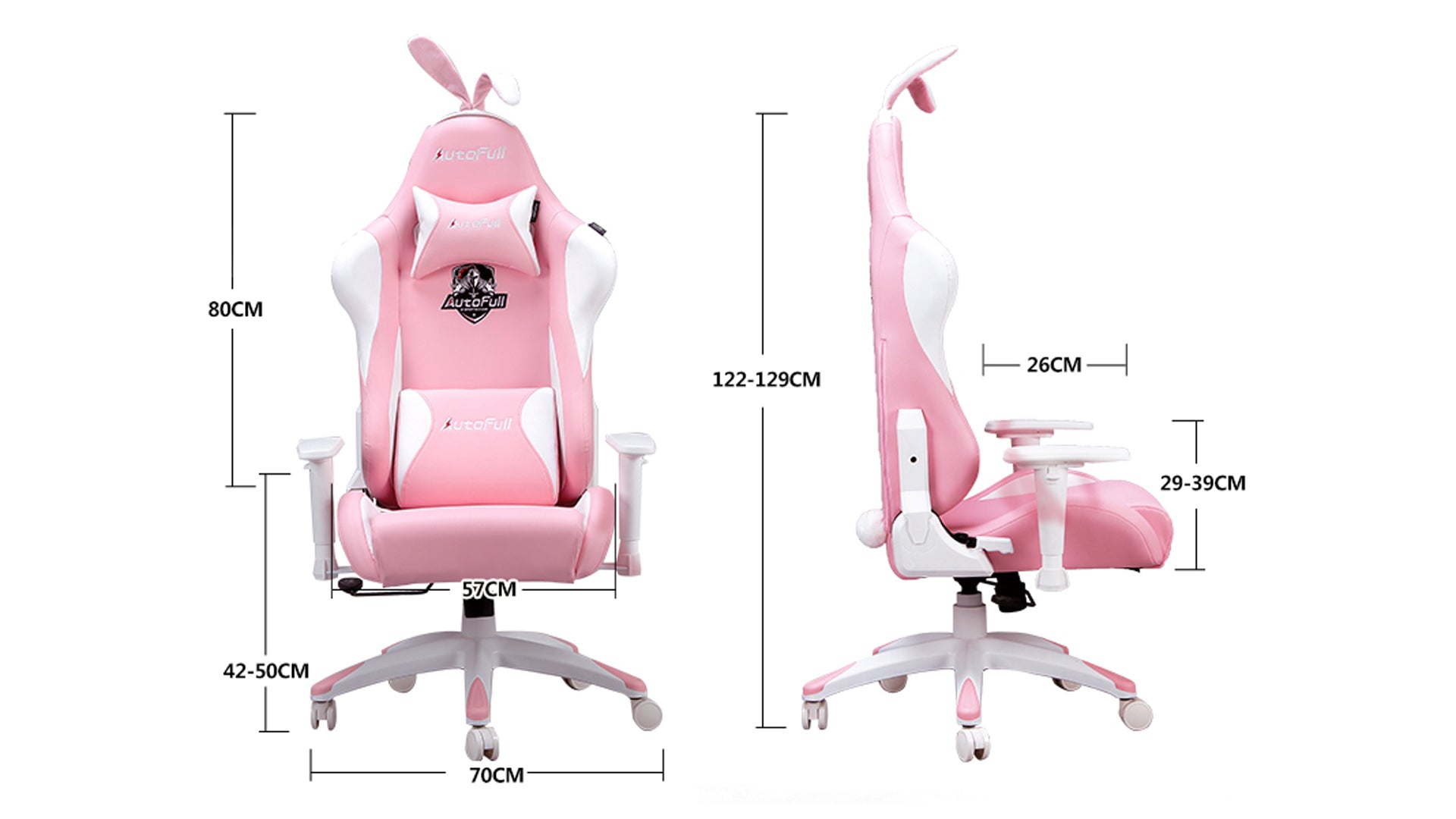Autofull Gaming Chair Pink Pink Bunny Gaming Chair From Autofull: Is It ...