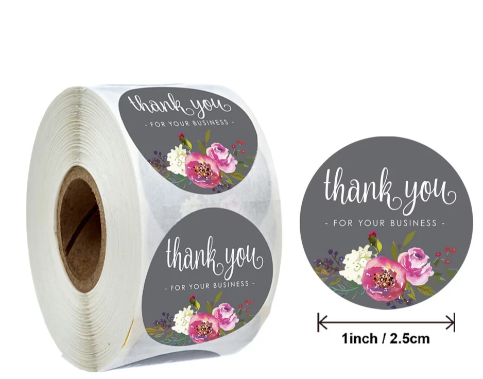 Thank You Stickers Labels Stickers Round Stickers Thank You For Suppor