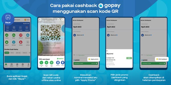 Cara klaim cashback dari GoPay