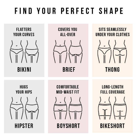 GUIDE TO PANTY SHAPES – 247 Frenzy