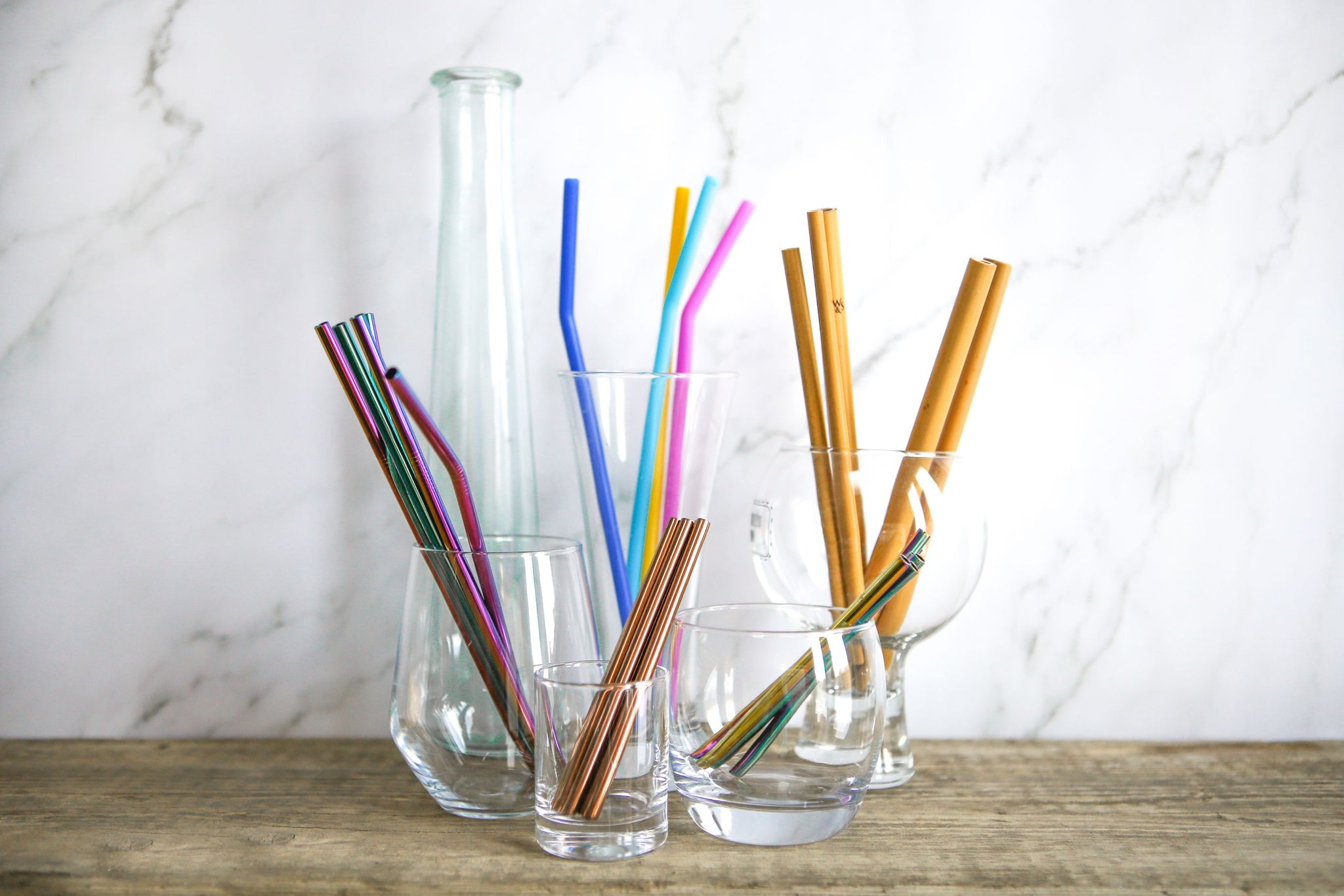 Reusable Straws Metal Drinking Straws Wild Stone