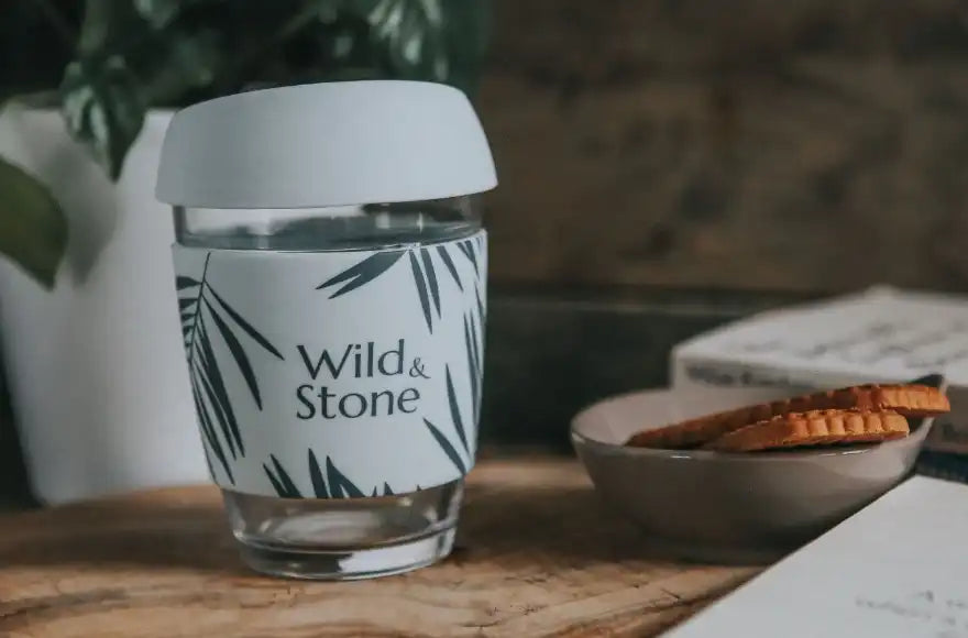 Wild & Stone Glass Reusable Coffee Cup