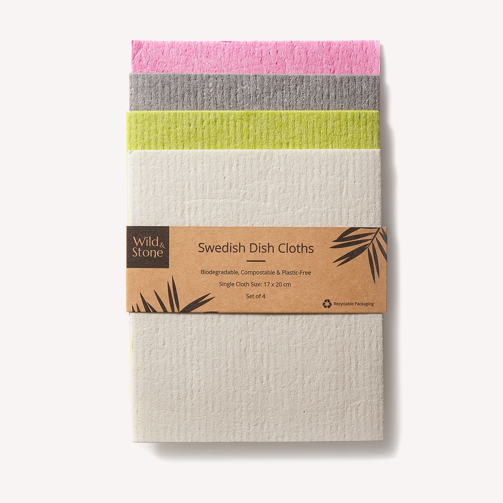 Big Waffle Kitchen and Wash Cloth • Stone • Sustainable – Birka