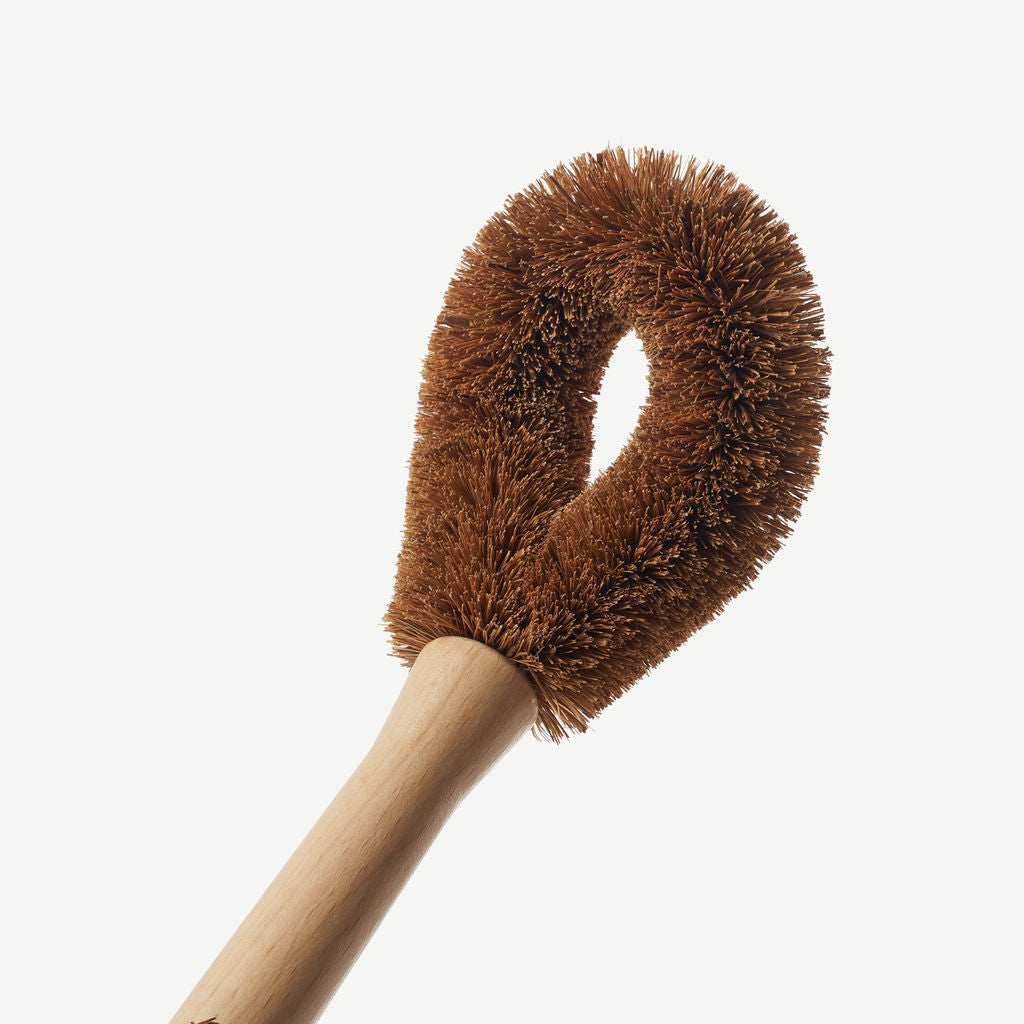 Down to Earth Mini Natural Body Brush w/ Coir Fiber